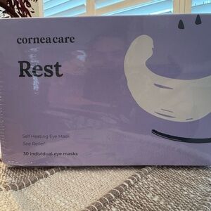 Rest self-heating warm eye compresses by Cornea Care. New box of 30, expire 5/26